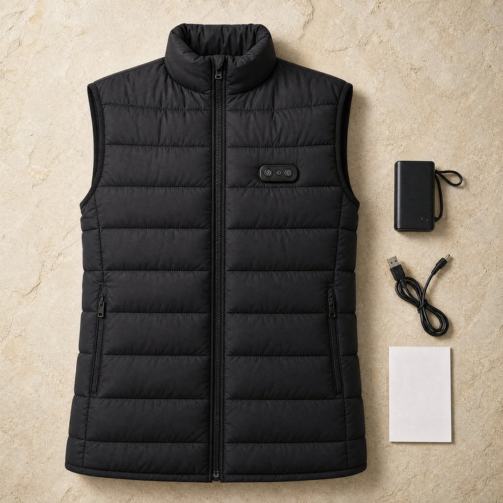 9HEAT Horizon 15 - Gilet chauffant long double réglage