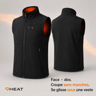 9HEAT Trail V6 - Gilet chauffant outdoor Unisexe - Studio face dos