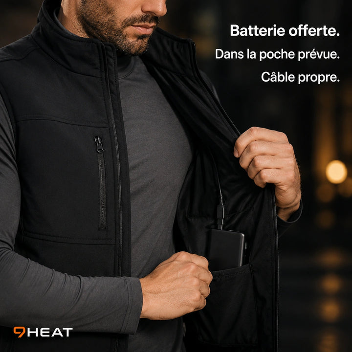 9HEAT Trail V6 - Gilet chauffant outdoor Unisexe