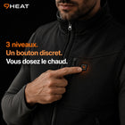 9HEAT Trail V6 - Gilet chauffant outdoor Unisexe - Bouton poitrine