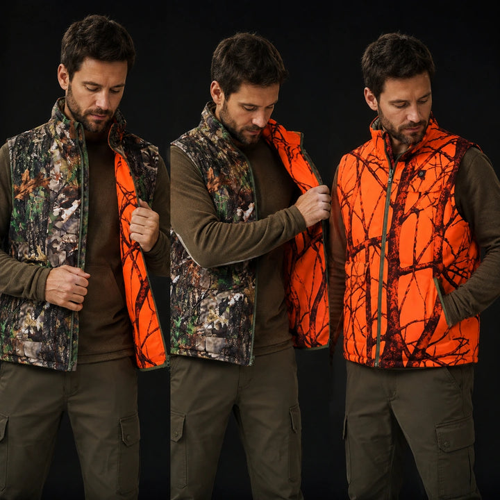 9HEAT Pivot 3 - Gilet chauffant réversible chasse