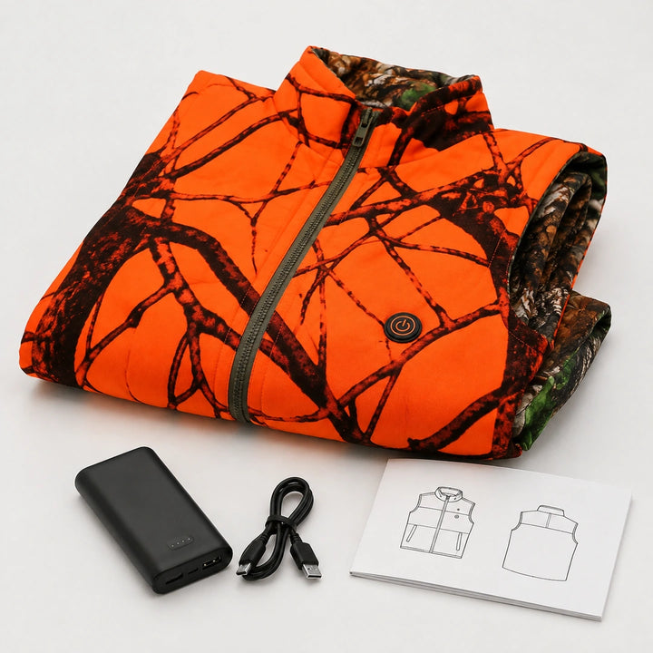 9HEAT Pivot 3 - Gilet chauffant réversible chasse