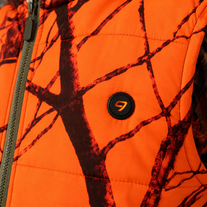 9HEAT Pivot 3 - Gilet chauffant réversible chasse