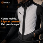 9HEAT Aero R5 - Gilet chauffant sport Homme - Détail matière