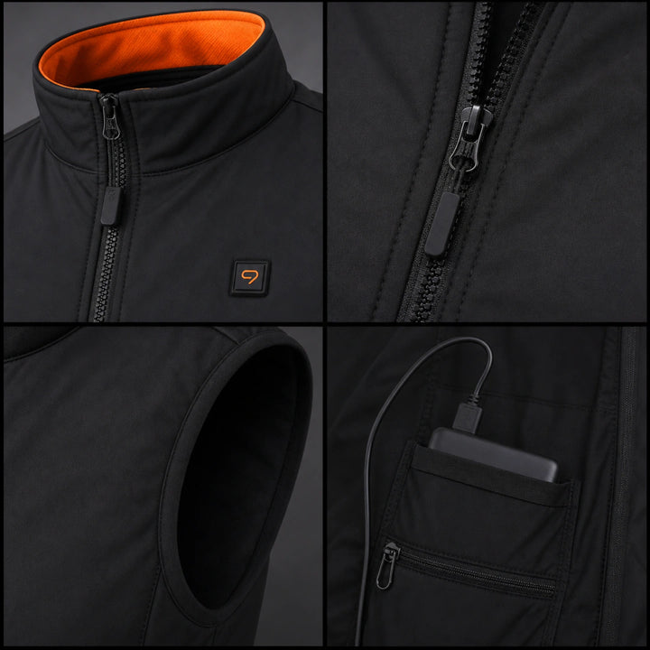 9HEAT Velocity 5 - Gilet chauffant sport homme