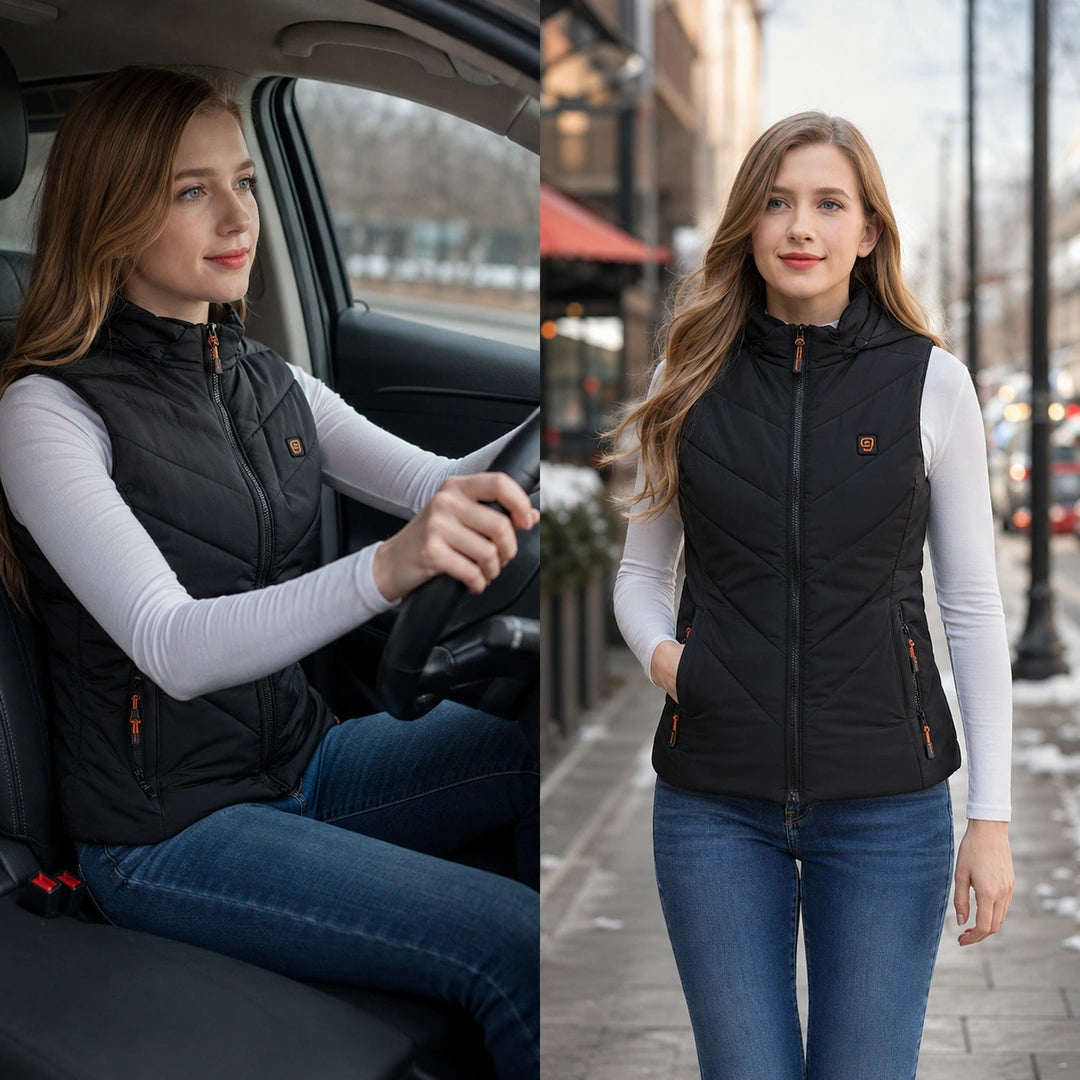 9HEAT Allure 9 - Gilet matelassé chauffant Femme