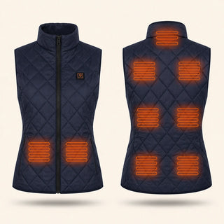 9HEAT Silhouette 9 - Gilet matelassé chauffant Femme
