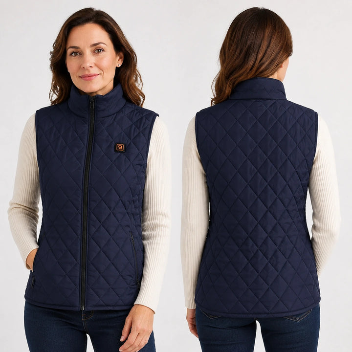 9HEAT Silhouette 9 - Gilet matelassé chauffant Femme