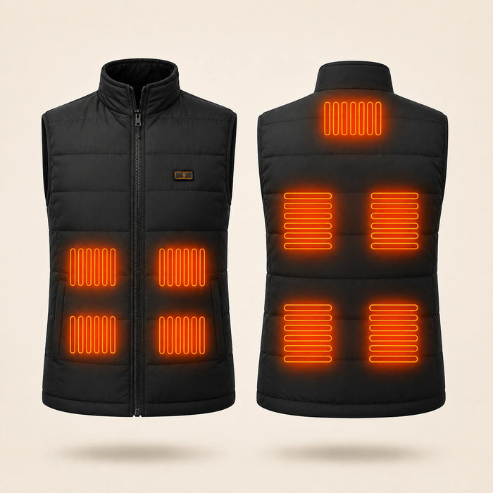 9HEAT Core 9 - Gilet matelassé chauffant unisexe