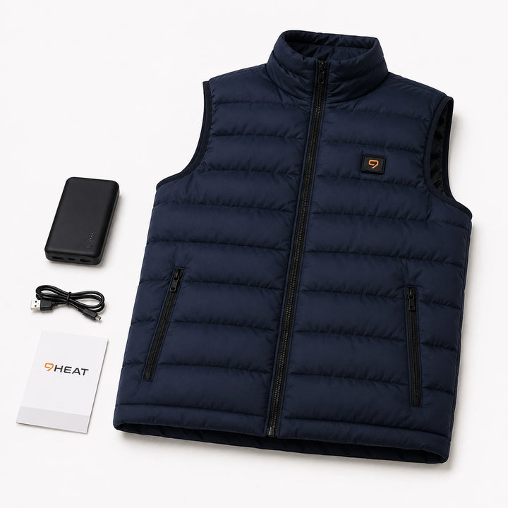 9HEAT Core 9 - Gilet matelassé chauffant unisexe