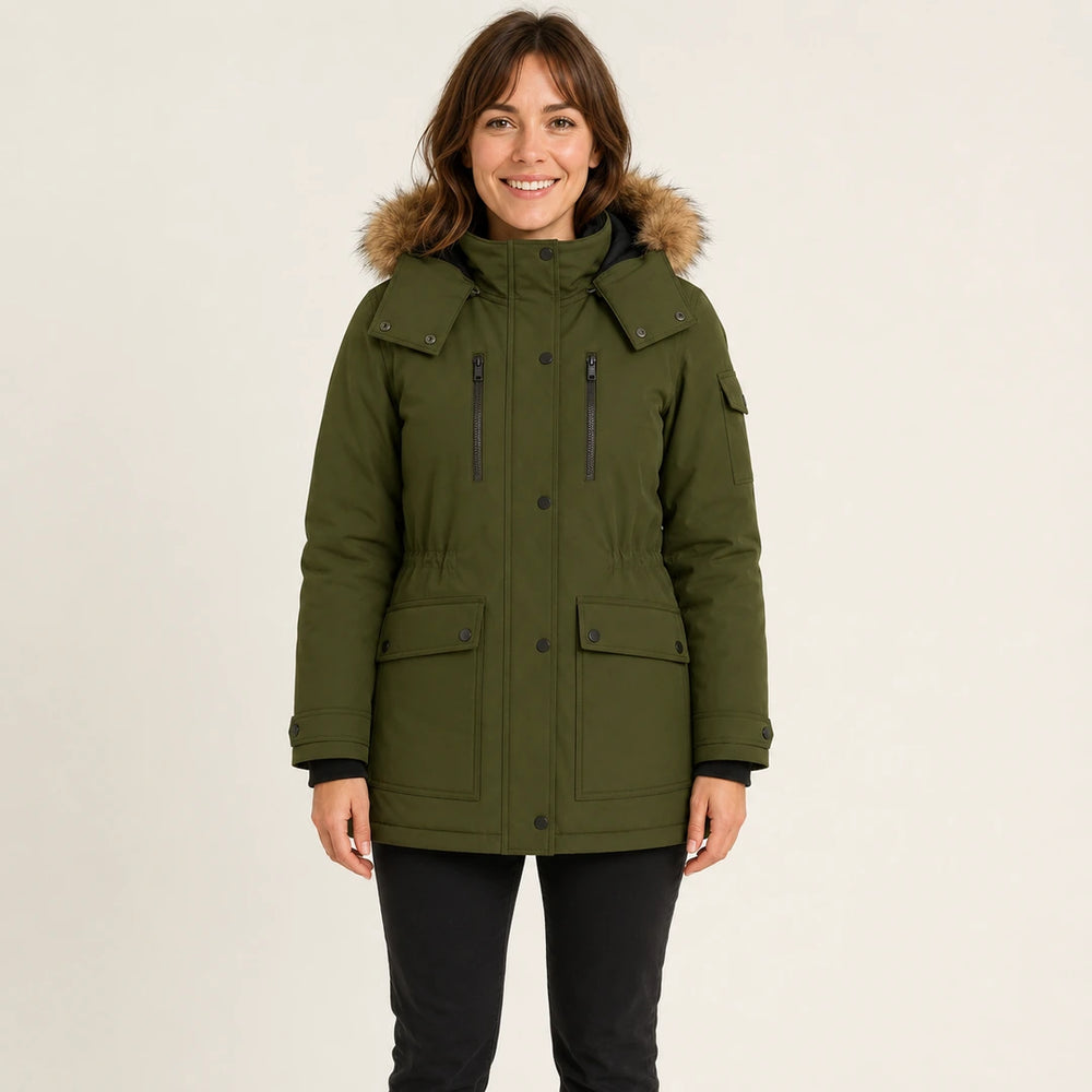 9HEAT Aurora 8 - Manteau chauffant Femme porté - visuel principal 9HEAT