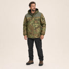 9HEAT Storm 4 - Manteau chauffant Homme Camouflage - Studio porté face
