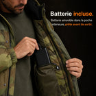 9HEAT Storm 4 - Manteau chauffant Homme Camouflage - Batterie / poche