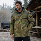 9HEAT Storm 4 - Manteau chauffant Homme Camouflage - Usage réel secondaire