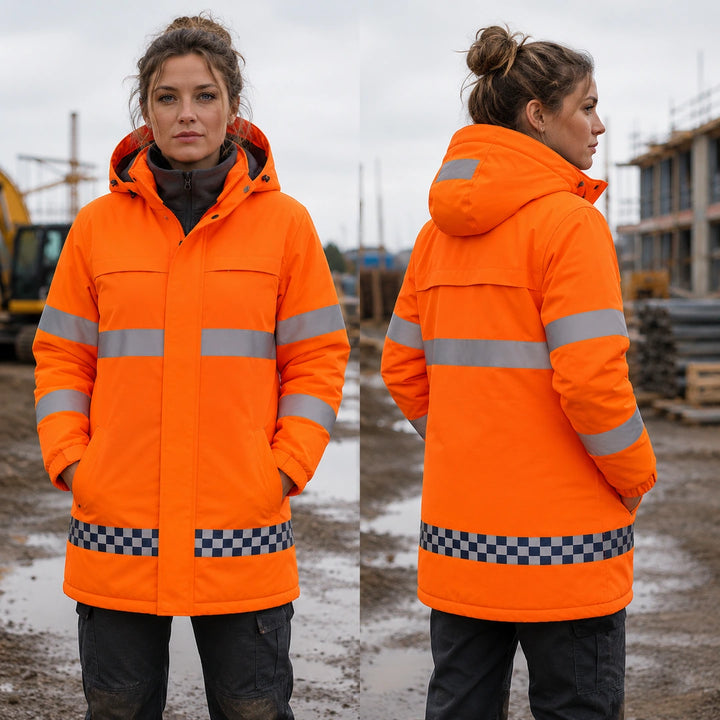 9HEAT Signal 8 - Manteau de travail chauffant haute visibilité