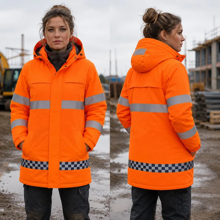 9HEAT Signal 8 - Manteau de travail chauffant haute visibilité