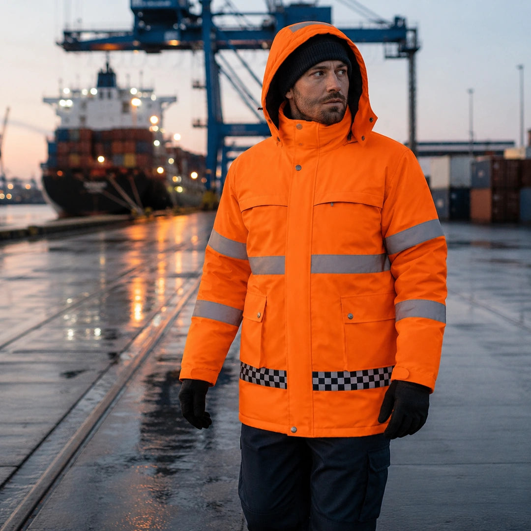9HEAT Signal 8 - Manteau de travail chauffant haute visibilité