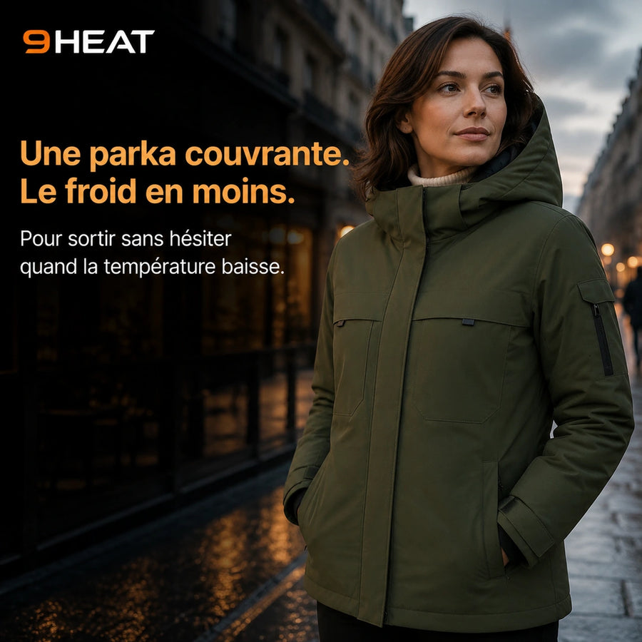 9HEAT Z50 - Parka chauffante Femme