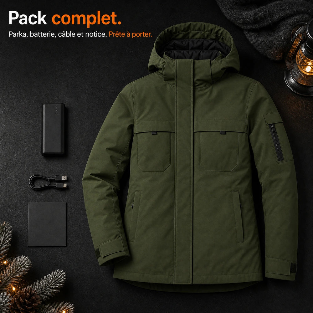 9HEAT Z50 - Parka chauffante Femme - Pack complet