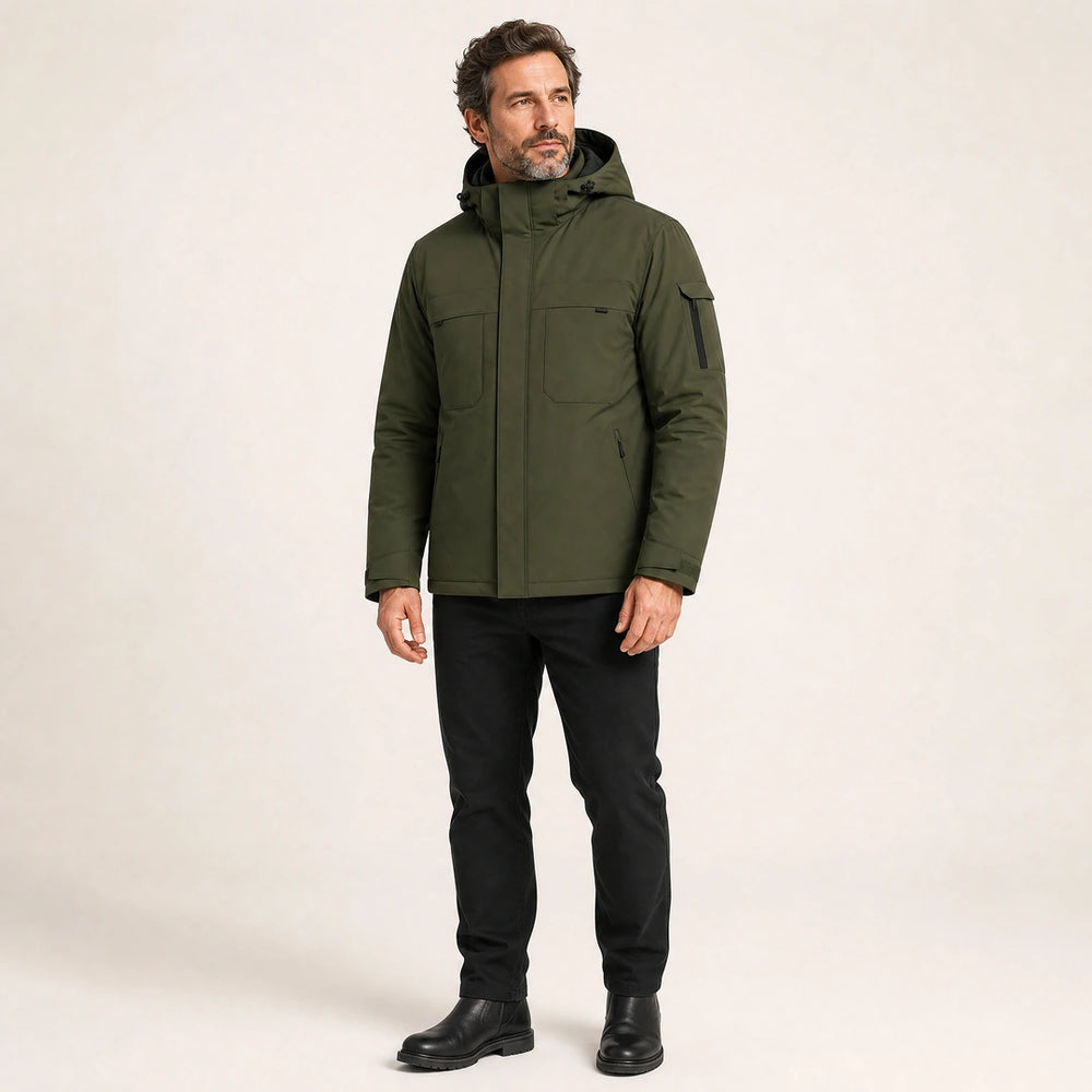 9HEAT Z50 - Parka chauffante Homme - Studio porté face