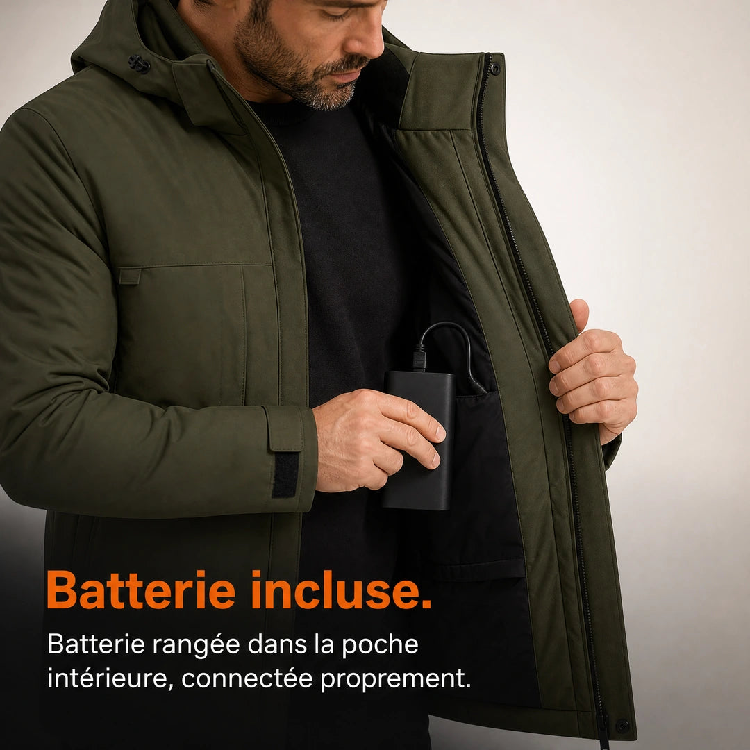 9HEAT Z50 - Parka chauffante Homme
