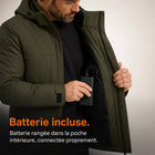 9HEAT Z50 - Parka chauffante Homme - Batterie / poche