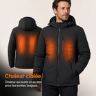 9HEAT P214 - Parka chauffante Unisexe - Preuve zones chauffantes