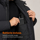 9HEAT P214 - Parka chauffante Unisexe - Batterie / poche