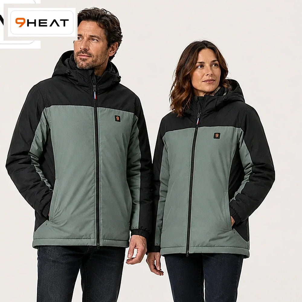 9HEAT Shelter 5 - Parka chauffante Unisexe porté - visuel principal 9HEAT