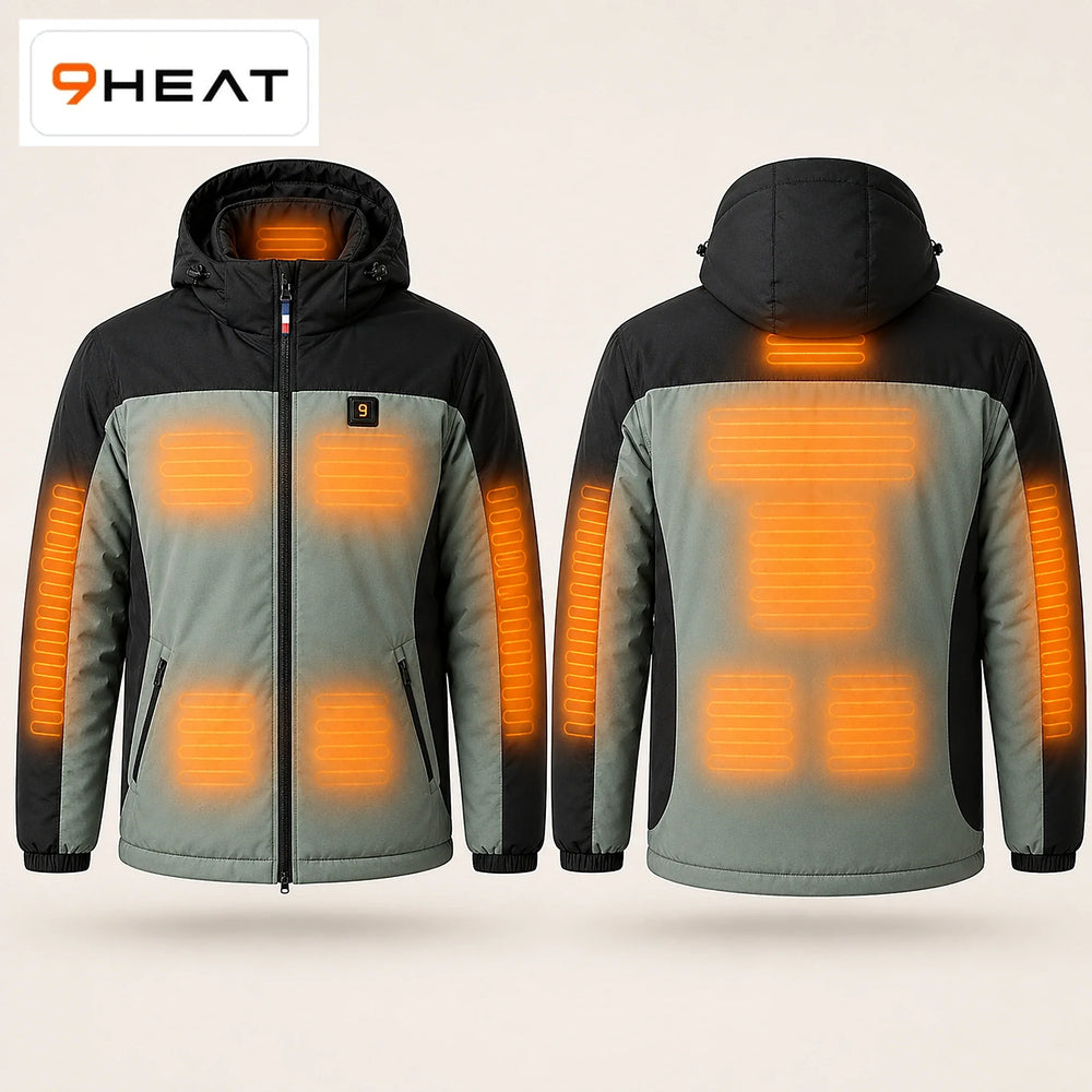 9HEAT Shelter 5 - Zones chauffantes avant et dos