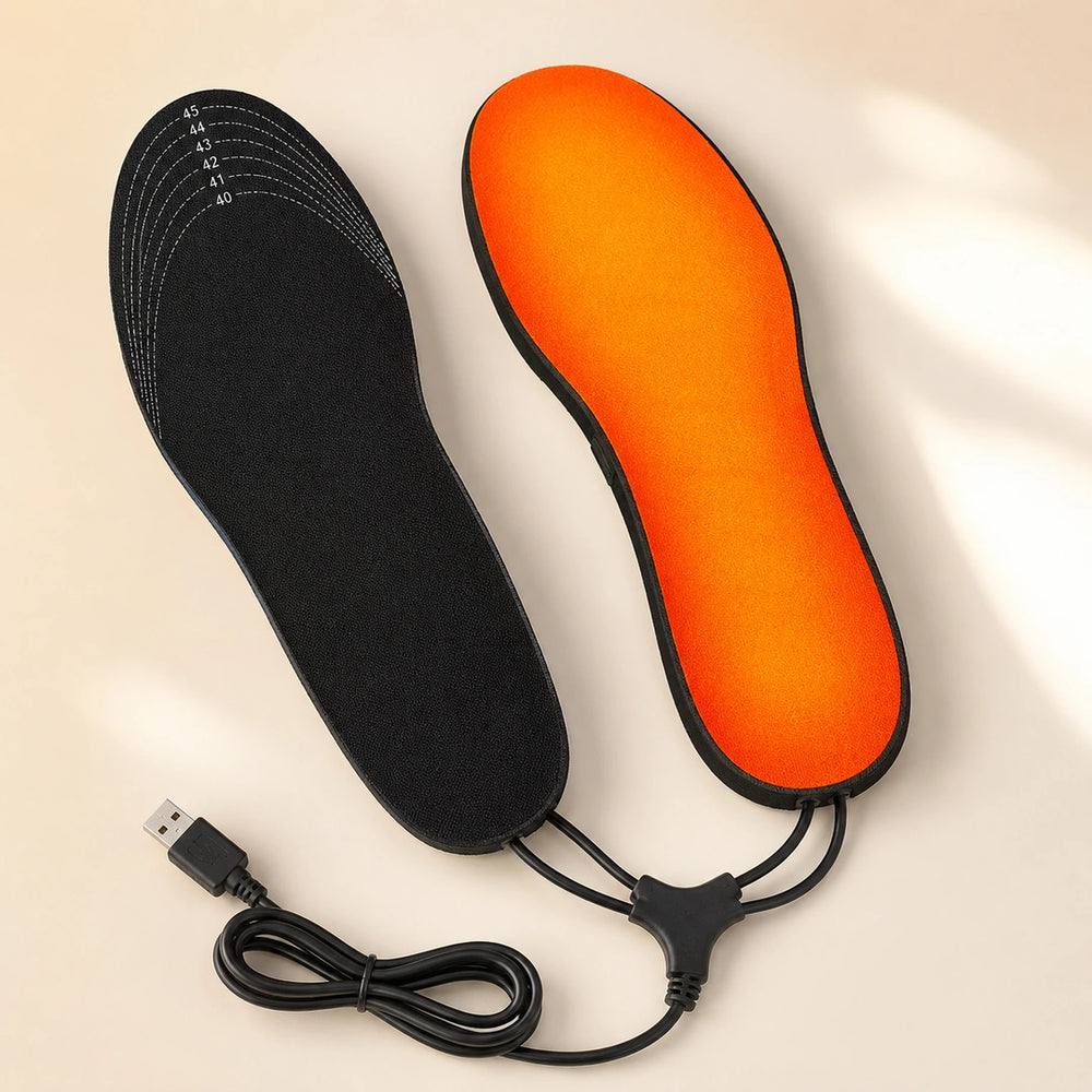 9HEAT Step U1 - Semelles chauffantes USB à découper - Paire seule