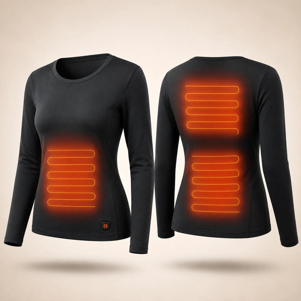 9HEAT Thermo F3 - Sous-pull chauffant Femme - Sous-pull Femme exact