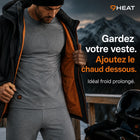 9HEAT ThermoSkin X22 - Sous-vêtement chauffant thermique - Usage sous vêtements