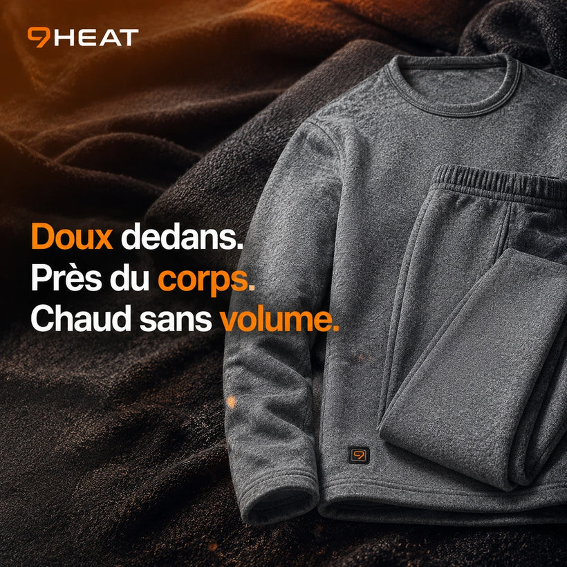 9HEAT ThermoSkin X22 - Sous-vêtement chauffant thermique