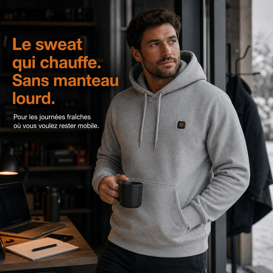 9HEAT Hoodie X12 - Sweat chauffant 12 zones