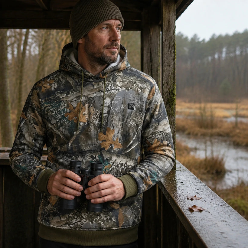 9HEAT Affût C7 - Sweat chauffant camouflage