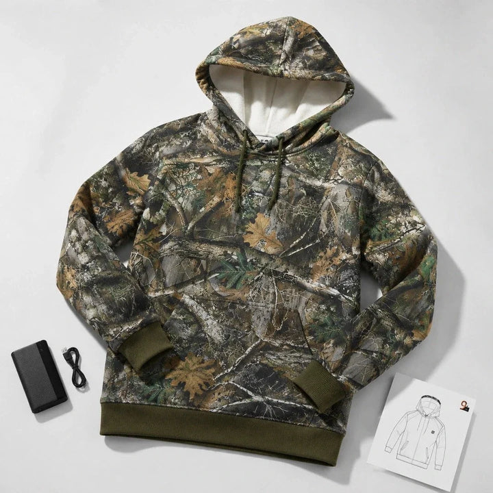 9HEAT Affût C7 - Sweat chauffant camouflage