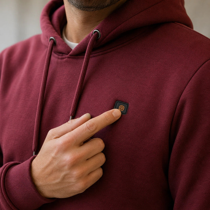 9HEAT Transit H5 - Sweat chauffant à capuche Homme