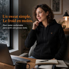 9HEAT T6 - Sweat zippé chauffant Femme - Hero galerie avec angle principal