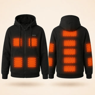 9HEAT Pilot 23 - Sweat zippé chauffant Homme 23 zones