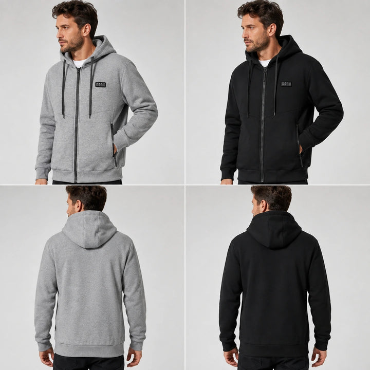 9HEAT Pilot 23 - Sweat zippé chauffant Homme 23 zones