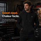 9HEAT T6 - Sweat zippé chauffant Homme - Hero galerie avec angle principal