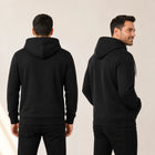 9HEAT T6 - Sweat zippé chauffant Homme - Studio dos/profil