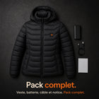 9HEAT Urban 5 - Veste chauffante Femme - Pack complet
