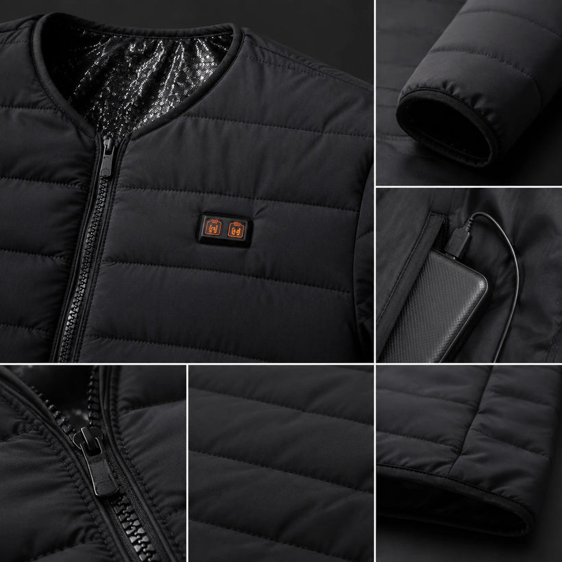 9HEAT Vector 22 - Veste chauffante fine double réglage