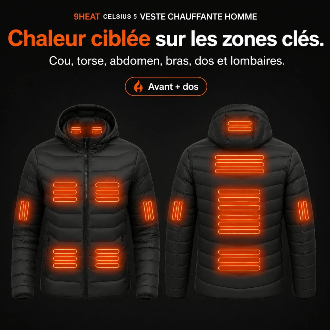 Veste chauffante homme Celsius 5