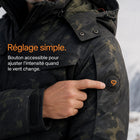 9HEAT Tactical 8 - Veste chauffante Homme Camouflage - Bouton / réglage