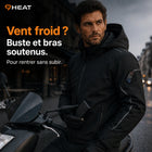 9HEAT Rider 9 - Veste moto chauffante Homme - Usage scooter