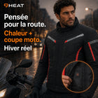 9HEAT Road X9 - Veste moto chauffante Homme - Finition route