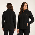 9HEAT Polar 4 - Veste chauffante polaire Femme - Studio dos/profil